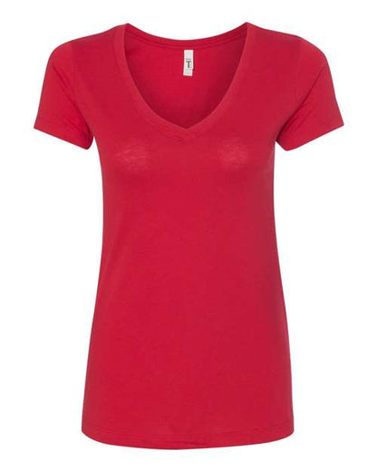 Customized Ladies Next Level Ideal V-Neck T-Shirt 1540