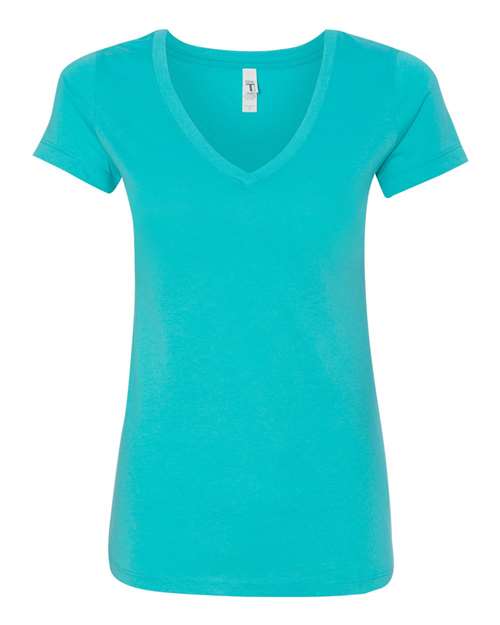 Customized Ladies Next Level Ideal V-Neck T-Shirt 1540