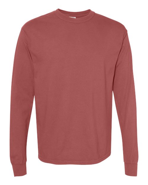 Customized Comfort Colors® Garment-Dyed Heavyweight Long Sleeve T-Shirt 6014
