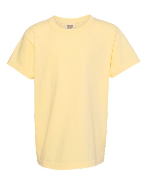 Customized Youth Comfort Colors Garment-Dyed Heavyweight T-Shirt 9018