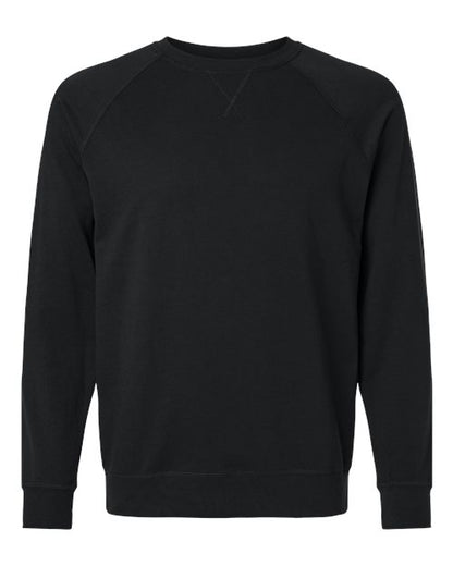 Customized Next Level Laguna Raglan Crewneck Sweatshirt 9000