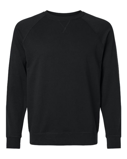 Customized Next Level Laguna Raglan Crewneck Sweatshirt 9000