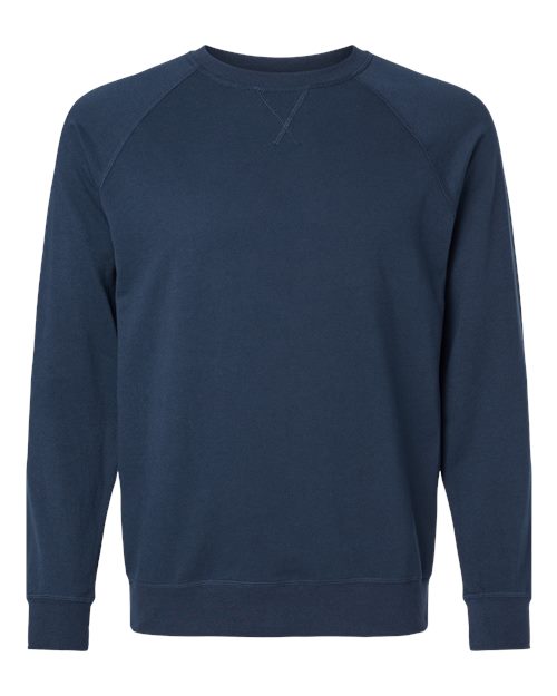 Customized Next Level Laguna Raglan Crewneck Sweatshirt 9000