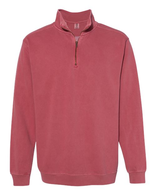 Customized Comfort Colors Garment-Dyed 1/4 Zip Sweatshirt 1580