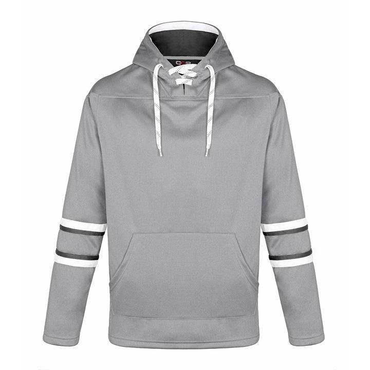 Customized CX2 Dangle Pullover Hockey Lace Hooded Sweatshirt L00617