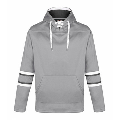 Customized CX2 Dangle Pullover Hockey Lace Hooded Sweatshirt L00617