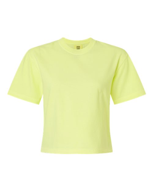 Customized Ladies Comfort Colors® Garment-Dyed Heavyweight Boxy T-Shirt 3023CL