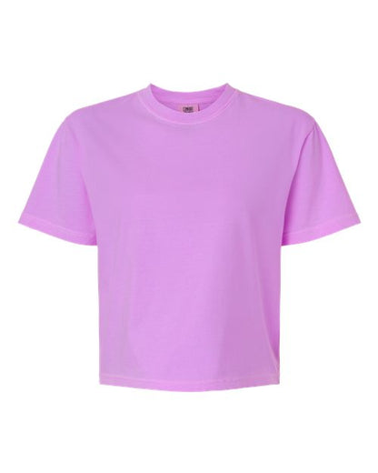 Customized Ladies Comfort Colors® Garment-Dyed Heavyweight Boxy T-Shirt 3023CL