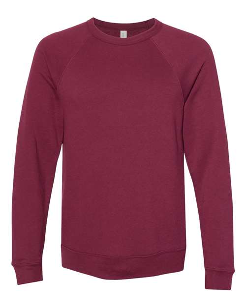 Customized BELLA + CANVAS Sponge Fleece Raglan Crewneck Sweatshirt 3901