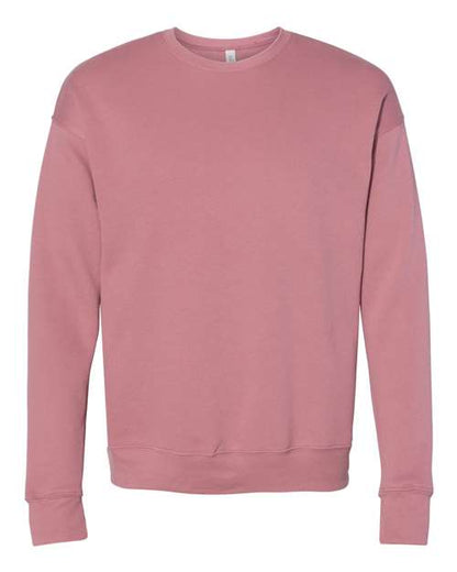 Customized BELLA + CANVAS Sponge Fleece Drop Shoulder Crewneck Sweatshirt 3945