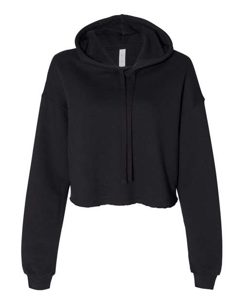 Customized Ladies BELLA + CANVAS Crop Fleece Hoodie Sweatshirt 7502