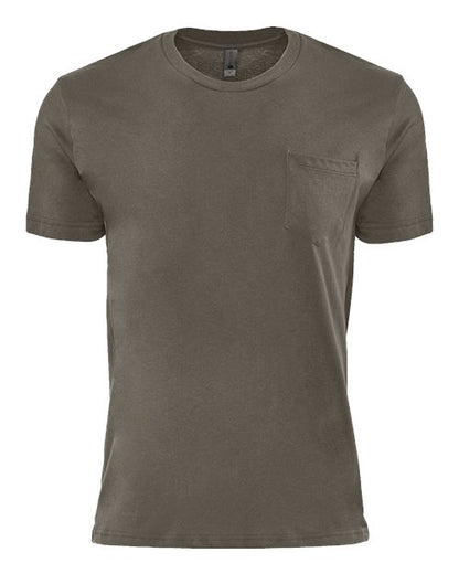 Customized Next Level Cotton Pocket T-Shirt 3605