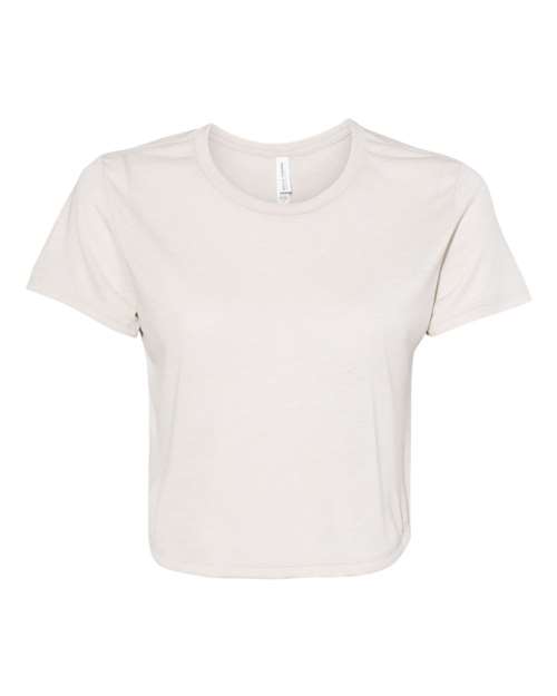 Customized Ladies BELLA + CANVAS Flowy Crop Tee 8882