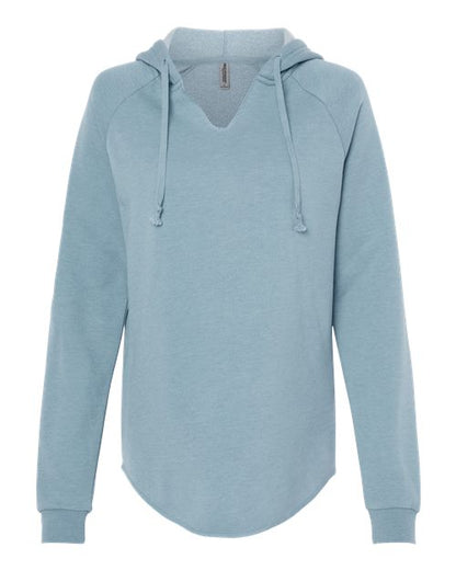 Customized Ladies Independent Trading Co. Lightweight California Wave Wash Hooded Sweatshirt PRM2500