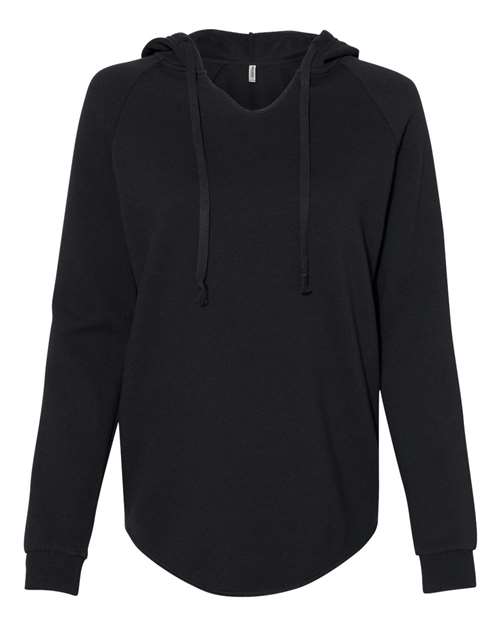 Customized Ladies Independent Trading Co. Lightweight California Wave Wash Hooded Sweatshirt PRM2500