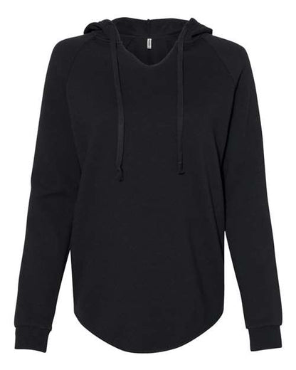 Customized Ladies Independent Trading Co. Lightweight California Wave Wash Hooded Sweatshirt PRM2500