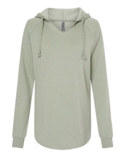 Customized Ladies Independent Trading Co. Lightweight California Wave Wash Hooded Sweatshirt PRM2500