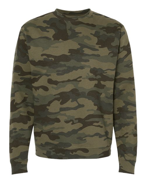 Customized Independent Trading Co. Midweight Crewneck Sweatshirt SS3000