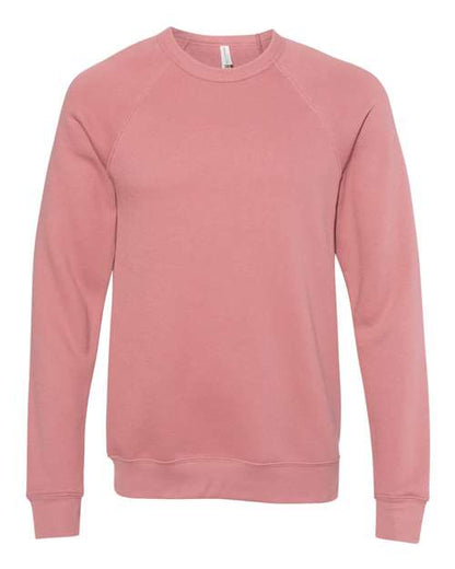 Customized BELLA + CANVAS Sponge Fleece Raglan Crewneck Sweatshirt 3901