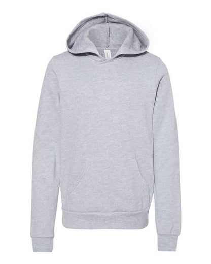 Customized Youth BELLA + CANVAS Sponge Fleece Hoodie Sweatshirt 3719Y