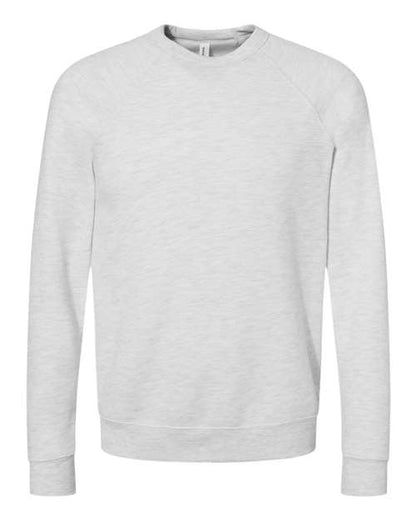 Customized BELLA + CANVAS Sponge Fleece Raglan Crewneck Sweatshirt 3901