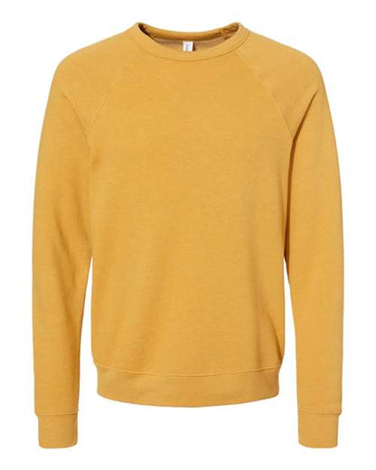 Customized BELLA + CANVAS Sponge Fleece Raglan Crewneck Sweatshirt 3901