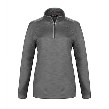 Customized Ladies CX2 Meadowbrook Interlock 1/4 Zip Pullover L00876