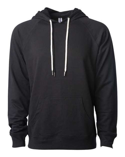 Customized Independent Trading Co. Icon Lightweight Loopback Terry Hooded Sweatshirt SS1000