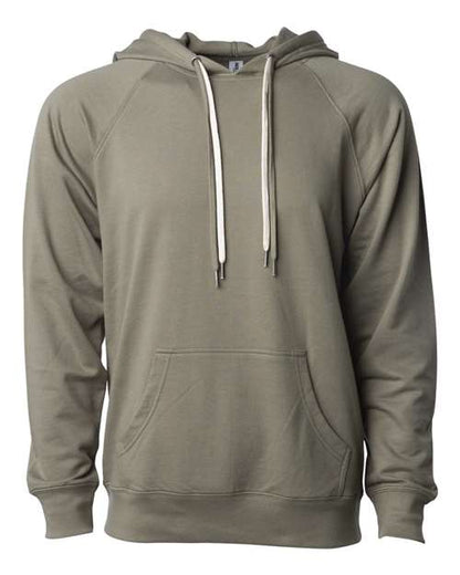 Customized Independent Trading Co. Icon Lightweight Loopback Terry Hooded Sweatshirt SS1000