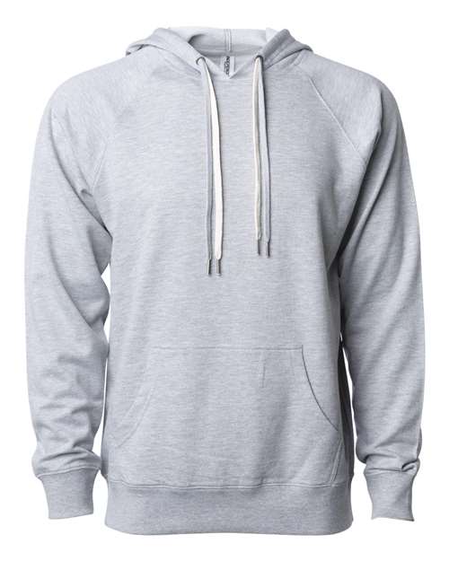 Customized Independent Trading Co. Icon Lightweight Loopback Terry Hooded Sweatshirt SS1000