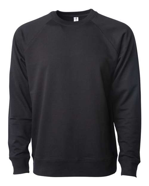 Customized Independent Trading Co. Icon Lightweight Loopback Terry Crewneck Sweatshirt SS1000C