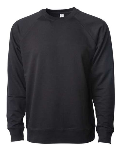 Customized Independent Trading Co. Icon Lightweight Loopback Terry Crewneck Sweatshirt SS1000C