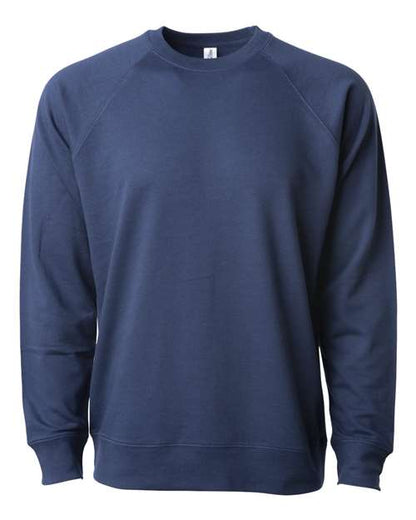 Customized Independent Trading Co. Icon Lightweight Loopback Terry Crewneck Sweatshirt SS1000C
