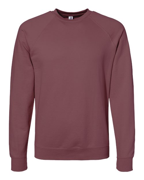 Customized Independent Trading Co. Icon Lightweight Loopback Terry Crewneck Sweatshirt SS1000C