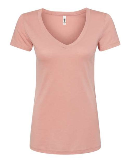Customized Ladies Next Level Ideal V-Neck T-Shirt 1540