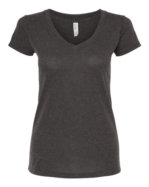 Customized Ladies M&O Deluxe Blend V-Neck T-Shirt 3542