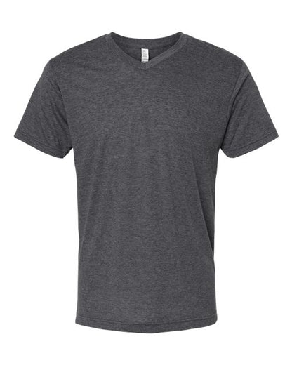 Customized M&O Deluxe Blend V-Neck T-Shirt 3543