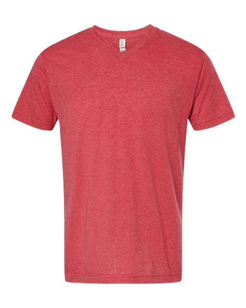 Customized M&O Deluxe Blend V-Neck T-Shirt 3543