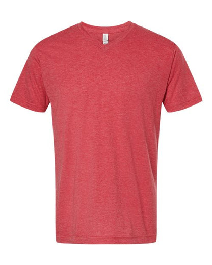 Customized M&O Deluxe Blend V-Neck T-Shirt 3543