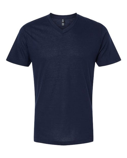 Customized M&O Deluxe Blend V-Neck T-Shirt 3543