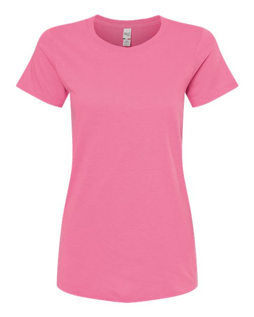 Customized Ladies M&O Gold Soft Touch T-Shirt 4810