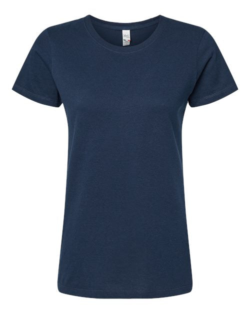 Customized Ladies M&O Gold Soft Touch T-Shirt 4810