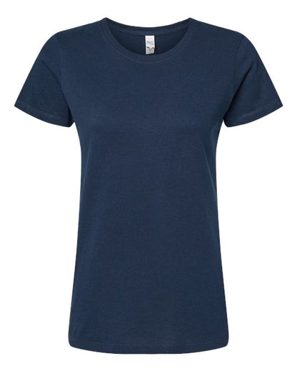 Customized Ladies M&O Gold Soft Touch T-Shirt 4810