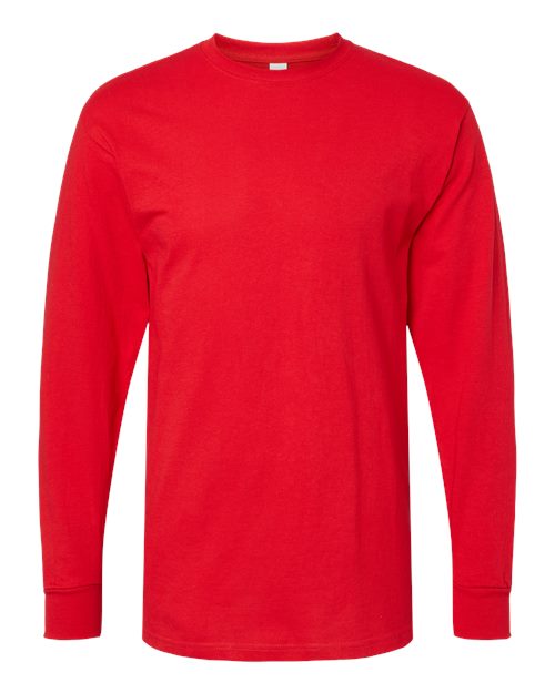 Customized M&O Gold Soft Touch Long Sleeve T-Shirt 4820