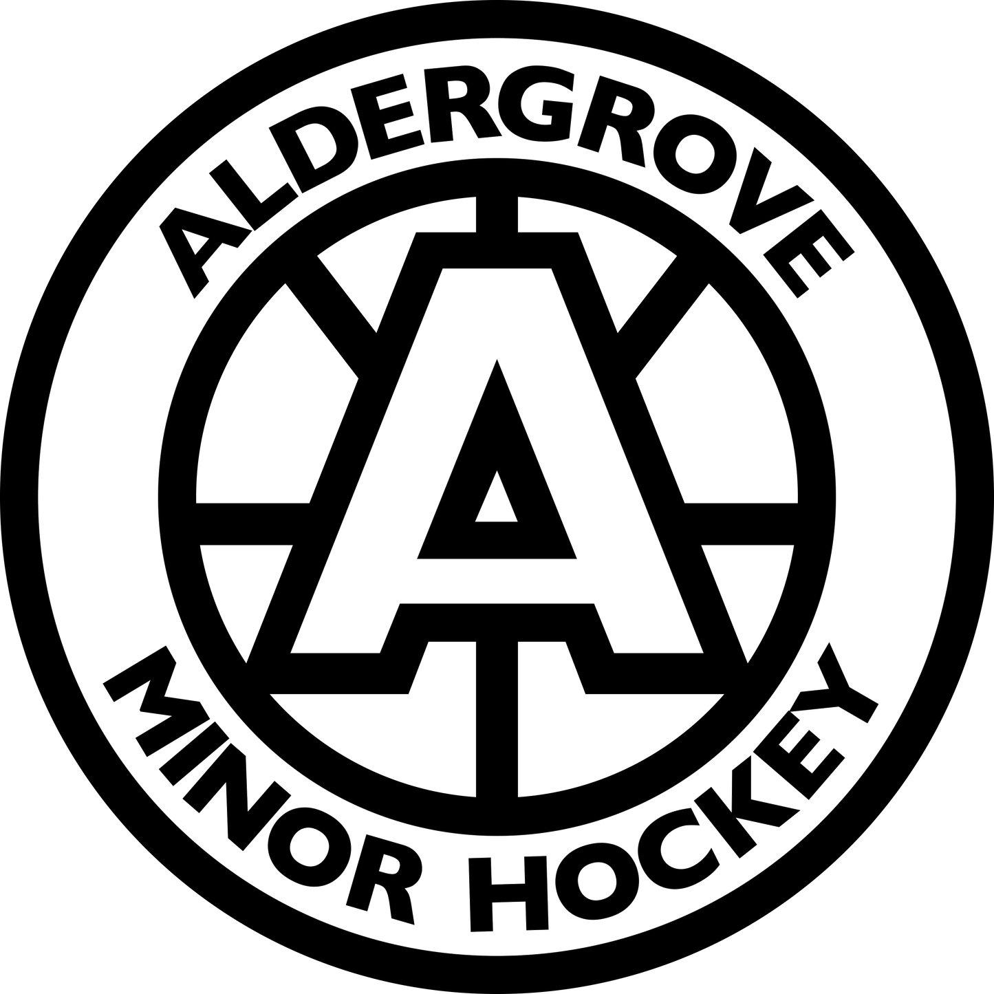 AMHA Helmet Sticker