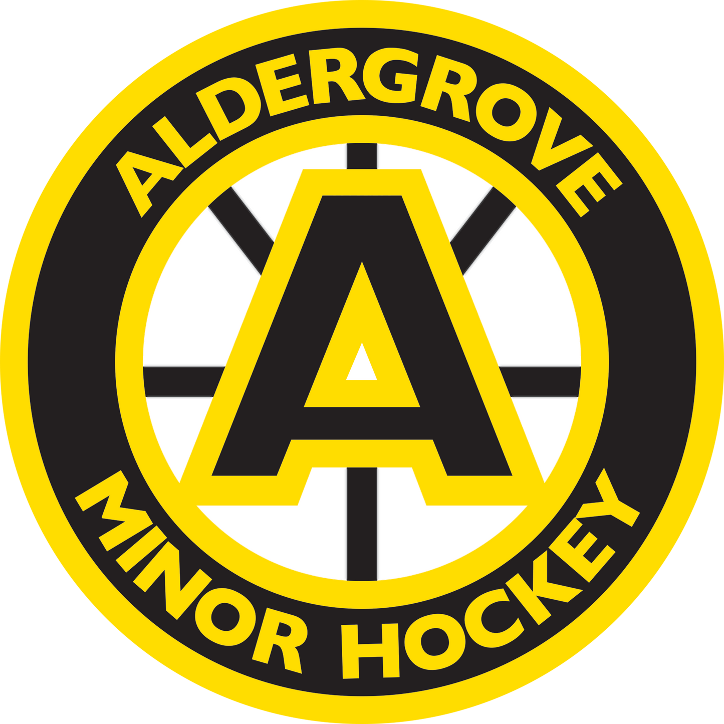 AMHA Helmet Sticker