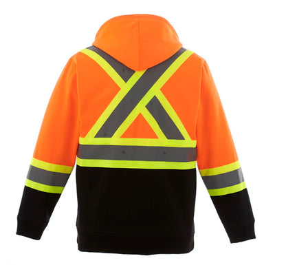 Customized CX2 Hi-Vis Freedom - Hi-Vis Full Zip Hooded Sweatshirt