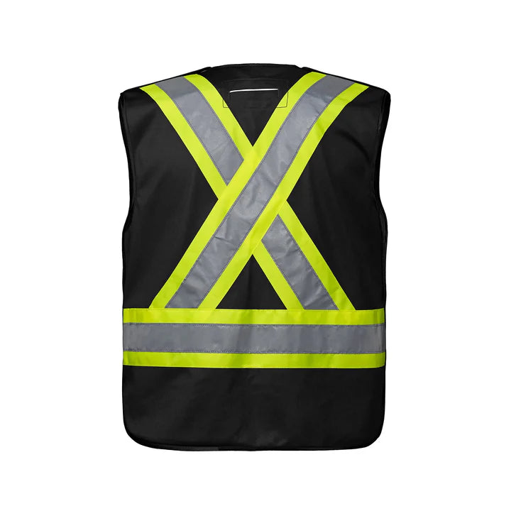 Customized CX2 Hi-Vis Vanguard - Tricot Hi-Vis 5 Point Tear-Away Vest - Dual Sized