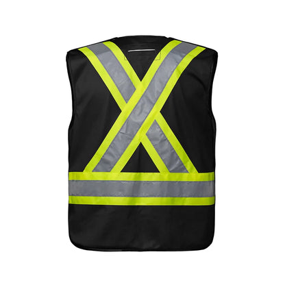 Customized CX2 Hi-Vis Vanguard - Tricot Hi-Vis 5 Point Tear-Away Vest - Dual Sized