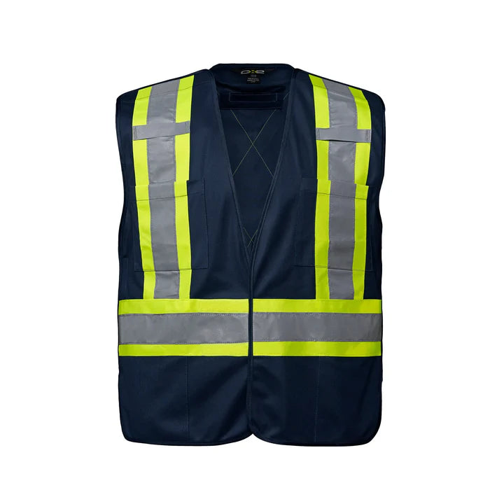 Customized CX2 Hi-Vis Vanguard - Tricot Hi-Vis 5 Point Tear-Away Vest - Dual Sized